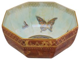 Daisy Makeig-Jones for Wedgwood lustre a 'Butterfly' lustre bowl, Z4827