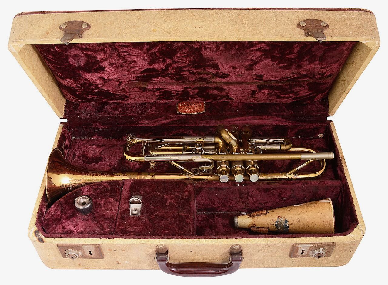 A Besson 10/10 professional Bb trumpet