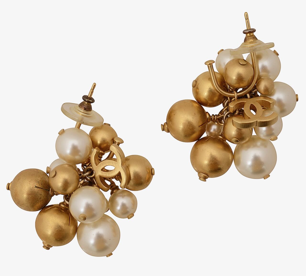 A pair of Chanel dangle bauble earrings - Image 2 of 2
