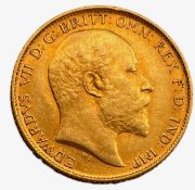 Edward VII half sovereign, 1907