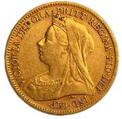 Victorian half sovereign, 1900