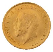 George V half Sovereign, 1913