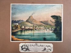 A collection of hand coloured lithograph Protean prints c.1840