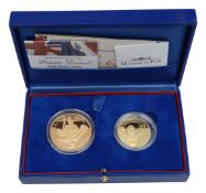 Royal Mint 2004 gold proof crown and 2004 20 Euro 100th Anniversary of the Entente Cordial