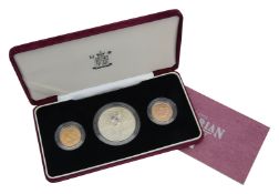Royal Mint 1901-2001 three-coin set Victorian Centenary Collection
