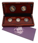 United Kingdom. Charles III 2024 gold proof five-coin sovereign set