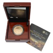 Elizabeth II 2015 gold proof £5 coin 200th anniversary of the Battle of Waterloo