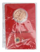 United Kingdom. Royal Mint Elizabeth II 2013 gold Sovereign