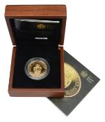 Royal Mint Elizabeth II 2013 gold proof £2 coin The 350th Anniversary of the Guinea