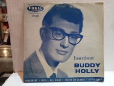 Buddy Holly a collection of twenty three singles and EP’s includes Rock Around With Ollie Vee 7” and
