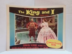 The King And I (20th Century Fox 1956) one lobby card 11”x14” film stars Yul Brynner and Deborah