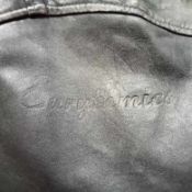 Promotional leather Jacket with Eurythmics embossed onto the sleeve