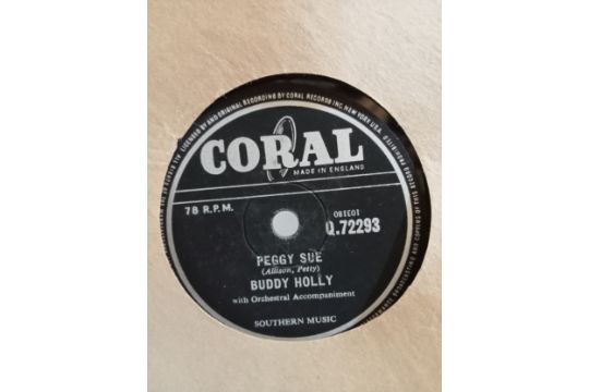 Buddy Holly & The Crickets a collection of eight 10” 78rpm singles includes I’m Gonna Love You Too - Image 6 of 18