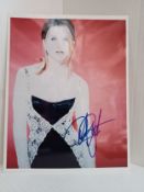 Jennifer Aniston signed photograph most famous for playing Rachel Green in TV series Friends