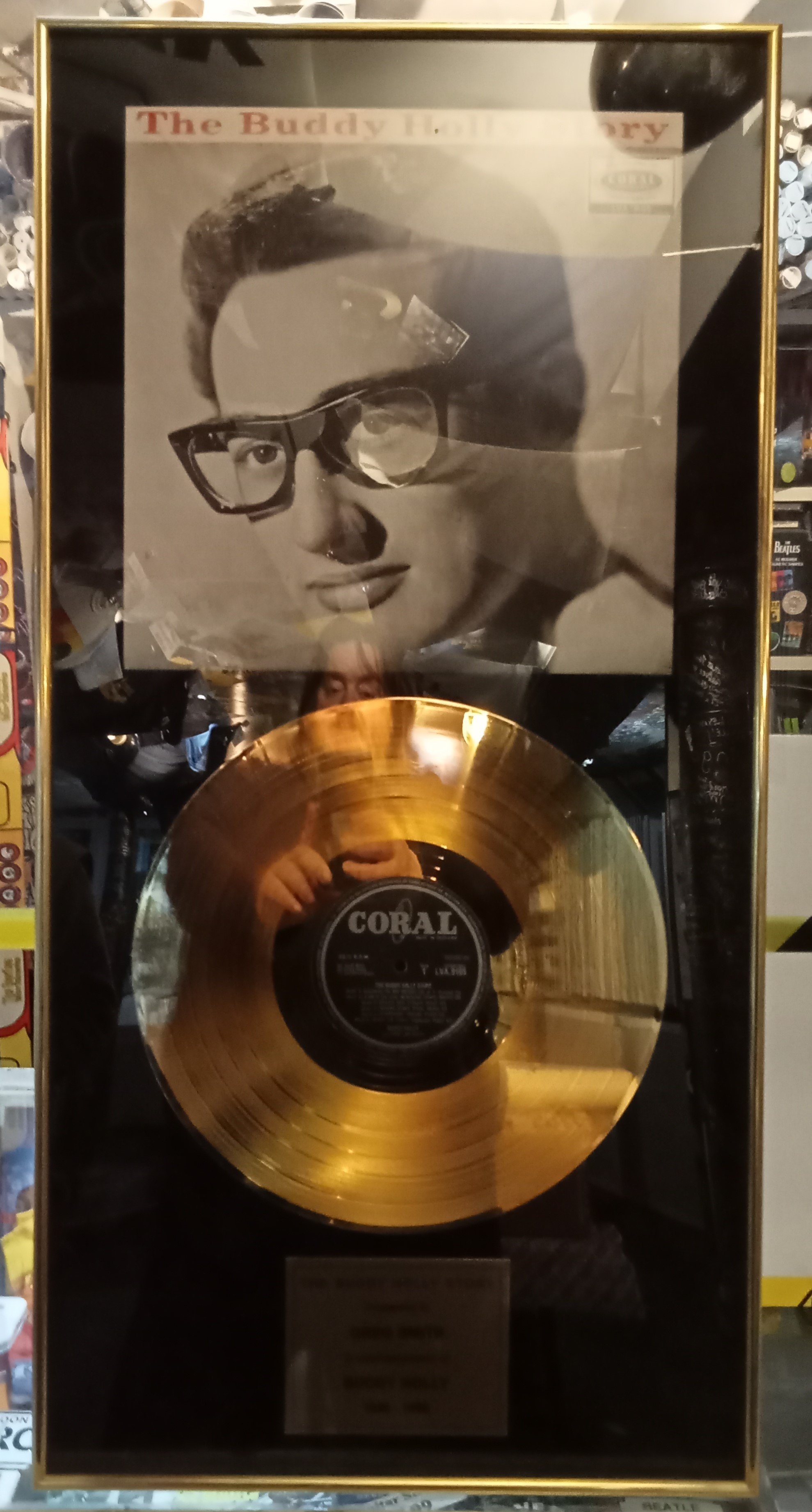 The Buddy Holly Story gold presentation disc