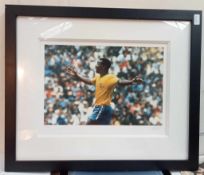 Pele limited edition photographic print 43/225 hand signed by Pele