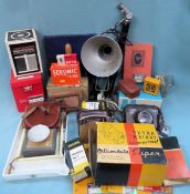Parcel of various Cameras and accesories including two Minolta A5, Ilford sportsman, plus