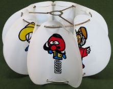 Vintage 'The Magic Roundabout' lampshade reasonable used condition