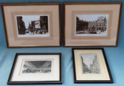Four various prints including Water Street, Interior of St John's Market etc All appear in