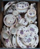 Large quantity of Hammersley Victoria Violet china All in used condition, unchecked