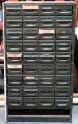 Eagle Steelworks 36 drawer metal filing chest. Approx. 108 x 61 x 30cms