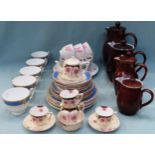 Quantity of part tea sets Inc. Denby, Bavarian china, etc all used and unchecked