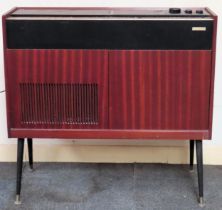 Mid 20th century "Cossor" Radiogram. Approx. 74cm H x 79cm W x 33cm Used condition, not tested for