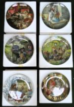 Set of 12 Wedgwood 'Wind in The Willows' collectors plates all used and unchecked, unboxed, no
