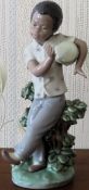 Lladro glazed ceramic figure - Bingo Beats (No. 5157). Approx. 23cms H reasonable used condition