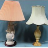 Two table lamps