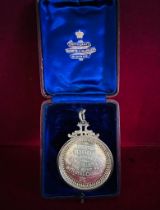 LAUDERDALE BEST FOAL PRESENTATION MEDAL, 1904, IN CASE