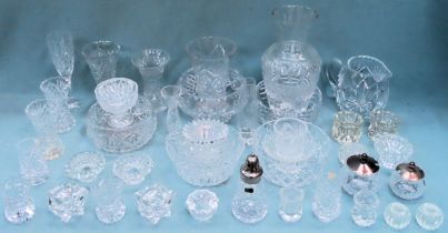 Parcel of various glassware including Ballina 12 inch vase plus various other glassware including