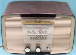 Vintage Murphy Type A362 Radio. Approx. 27 x 38 x 19cms used not tested missing one knob
