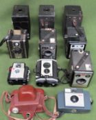 Quantity of vintage cameras all used and unchecked