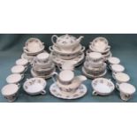 Parcel of Tuscan Rondelay tea/dinnerware, Approx. 60+ pieces All in used condition, unchecked