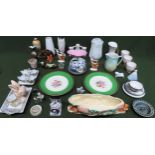 Sundry ceramics including Wedgwood, Sylvac, Fairing etc All in used condition, unchecked