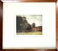 GEORGE DROUGHT, LITHOGRAPH, 'DALE HALL' (MOSSLEY HILL), 2 OF 20, APPROX 18 x 24cm