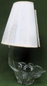 Decorative mid 20th century swan form lamp. Approx. 69cm H