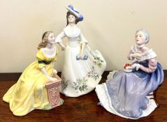 ROYAL DOULTON FIGURES- HAPPY ANNIVERSARY, JUDITH AND ADELE