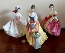 ROYAL DOULTON FIGURES- ALEXANDRA, SUNDAY BEST AND SOUTHERN BELLE