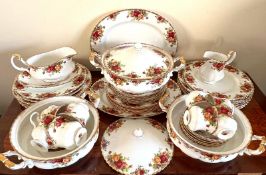 PARCEL OF ROYAL ALBERT OLD COUNTRY ROSES, APPROX. 50 PIECES