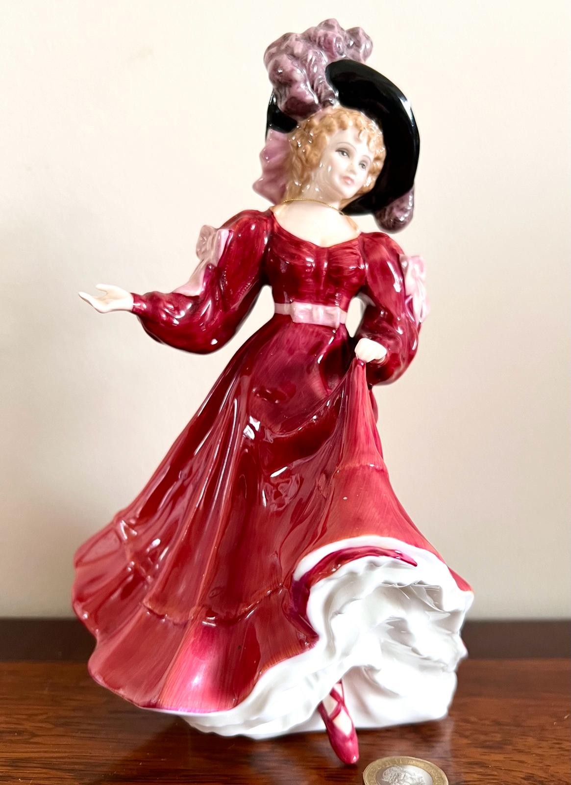 ROYAL DOULTON FIGURE PATRICIA HN3365, MODELLED BY VALERIE ALLAND, FIGURE OF THE YEAR 1993