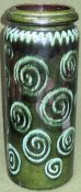 Large Scheurich West German glazed pottery vase. No. 217-42. Approx. 42.5cms H reasonable used