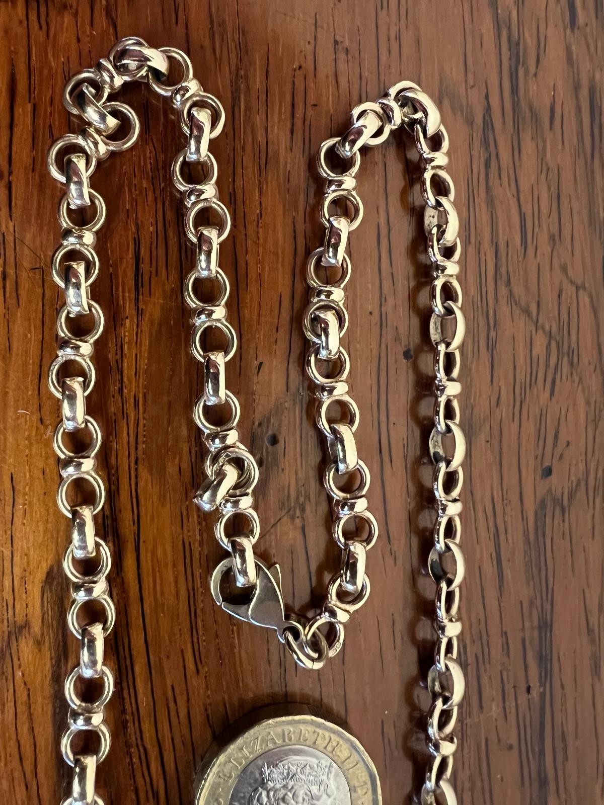 9ct GOLD CHAIN, APPROX 74cm LONG AND 56.8g - Image 3 of 3