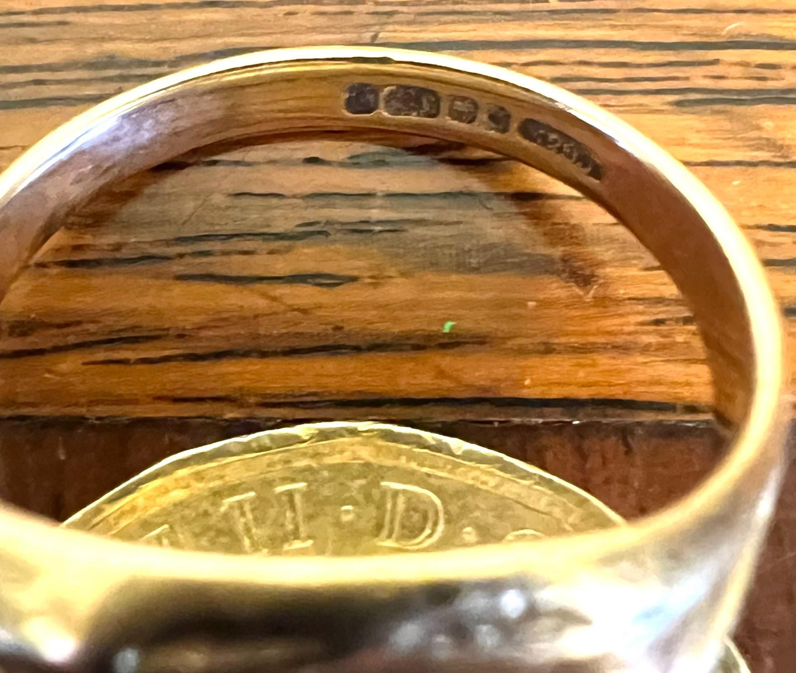 TWO 9ct GOLD SIGNET RINGS, APPROX WEIGHT 11.8g - Image 2 of 3