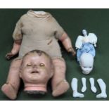 Vintage dolls including A Reliable etc All in used condition, unchecked