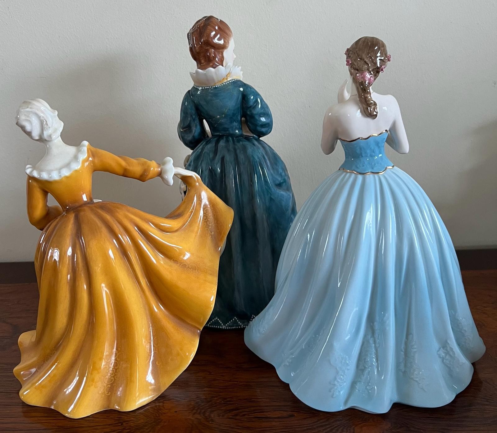 ROYAL DOULTON FIGURES - KIRSTY HN2361, THE HON FRANCES DUNCOMBE HN3009, PLUS COALPORT FIGURE - Image 2 of 3