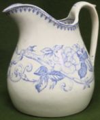 Heath, Blackhurst and co mid 19th century earthern ware large jug. Approx. 24cm H