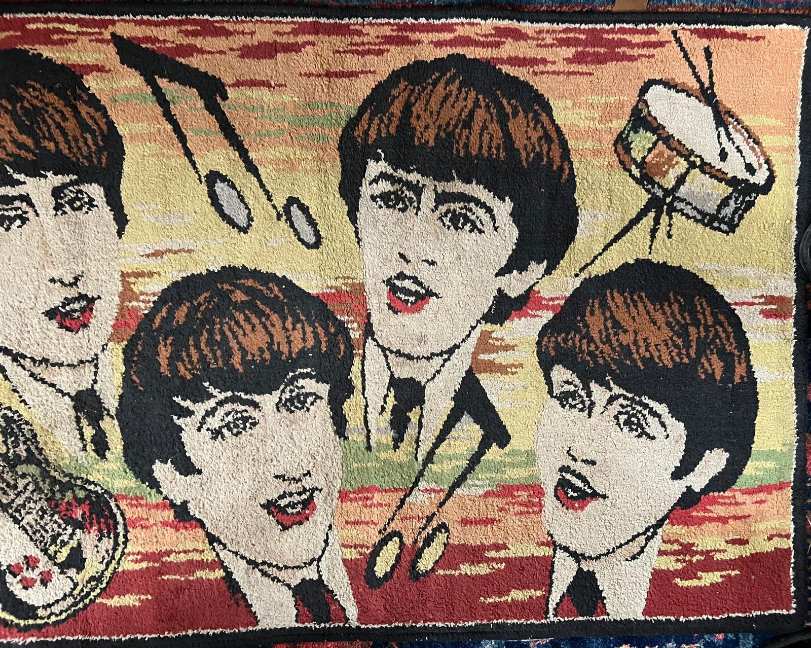 WOOL BEATLES MAT, APPROX 90 x 56cm - Image 3 of 4