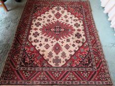 Decorative middle eastern style floor rug